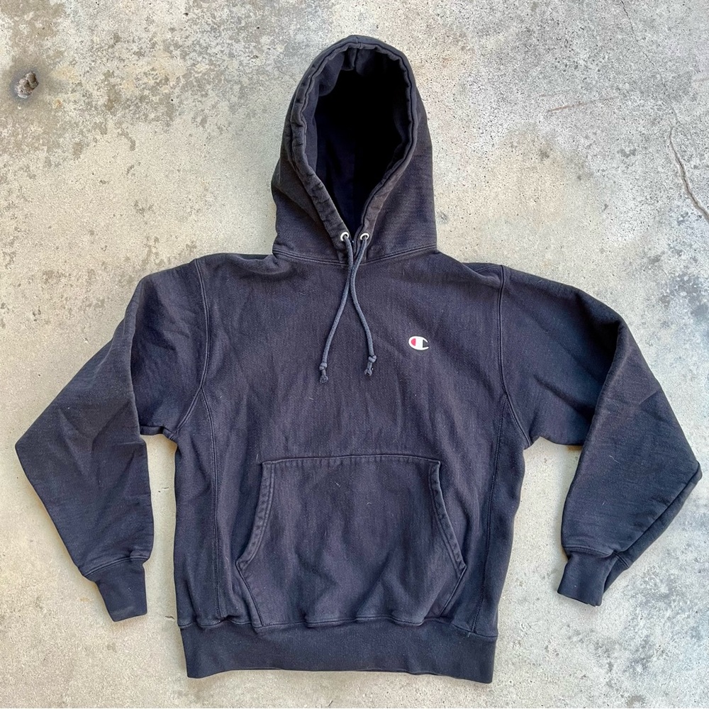 Champion Mini C Reverse Weave Pullover Hoodie Medium